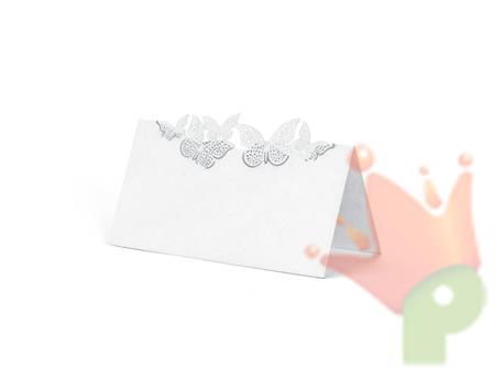 SEGNAPOSTO IN CARTA CON FARFALLE 9,2X5,7CM 10PZ