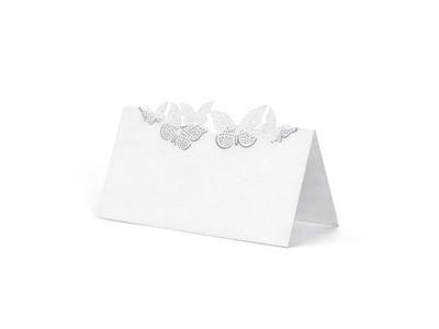 SEGNAPOSTO IN CARTA CON FARFALLE 9,2X5,7CM 10PZ