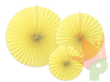 ROSONI DECORATIVI GIALLO LIMONE 40/32/23CM 3pz