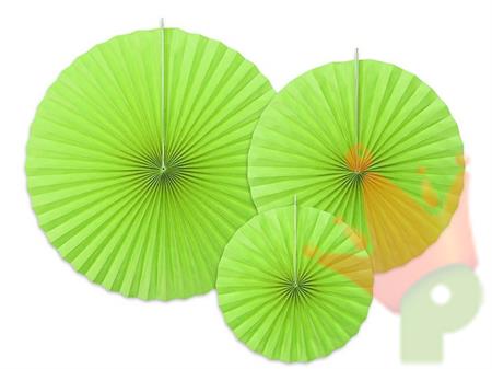 ROSONI DECORATIVI VERDE 40/32/23CM 3pz