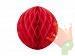 SFERA IN CARTA A NIDO D'APE ROSSO 30CM