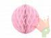 SFERA IN CARTA A NIDO D'APE ROSA 30CM