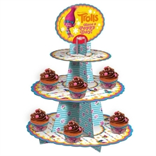 ALZATINA PER CUPCAKE 3 RIPIANI 32,7CM TROLLS