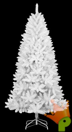 ALBERO DI NATALE 210 CM BIANCO IRIDESCENTE