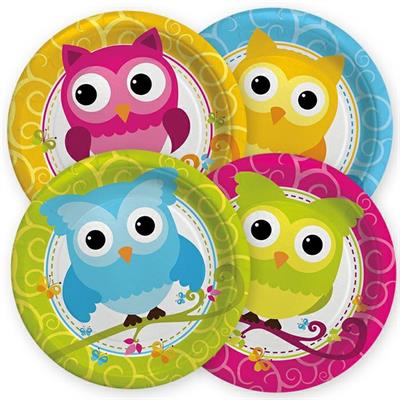 PIATTI 18CM MIX GUFETTI 8PZ