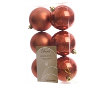 PALLE PER ALBERO RAME 6 PZ 8 CM