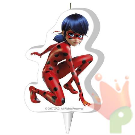 CANDELINA LADYBUG 2D 8CM