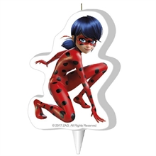 CANDELINA LADYBUG 2D 8CM