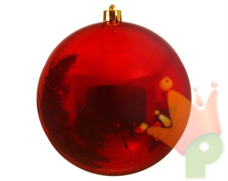 PALLINA DI NATALE ROSSA 20 CM