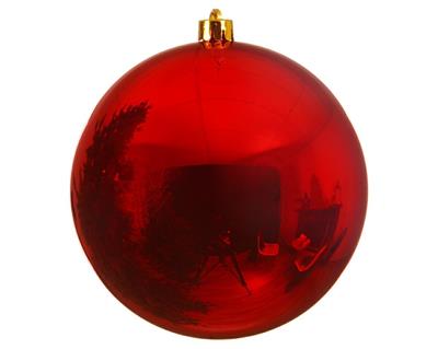 PALLINA DI NATALE ROSSA 20 CM