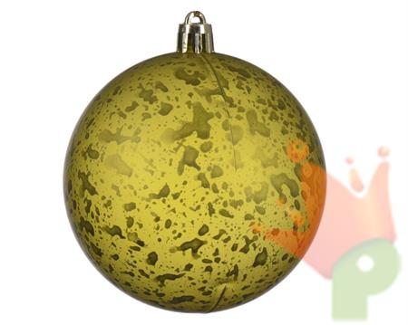 PALLINA DI NATALE VERDE OLIVA 8 CM