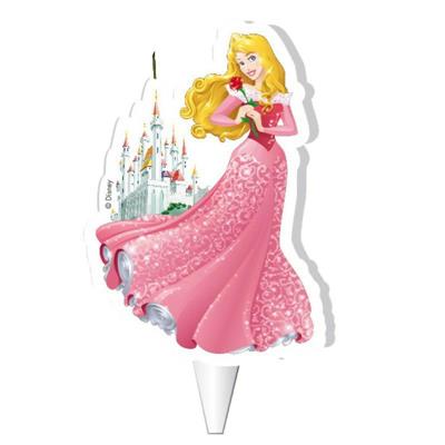 CANDELINA PRINCIPESSA AURORA 2D 8CM