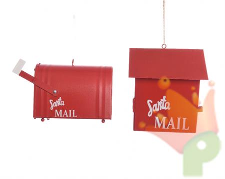 SANTA MAIL LATTA  6x7x10.5cm 6x10x10cm