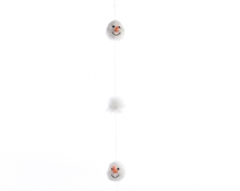 GHIRLANDA PUPAZZO DI NEVE  6x100cm