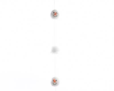 GHIRLANDA PUPAZZO DI NEVE  6x100cm