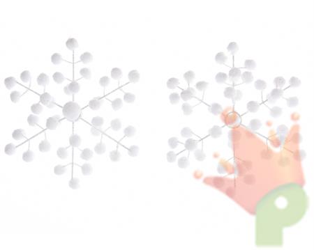 FIOCCO DI NEVE RIGIDO  4x16x16cm 4x16x16cm