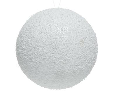 PALLINA DI NATALE IN POLISTEROLO INNEVATA 14 CM