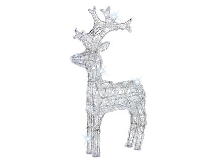 RENNA LUMINOSA LED acrylic reindeer outdoor cool white 90cm-80L
