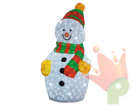 PUPAZZO DI NEVE LUMINOSO  90cm-450L