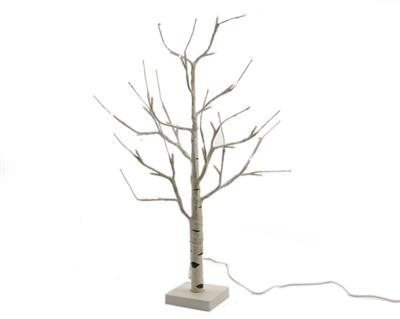 ALBERO BIANCO LUMINOSO 240cm-160LED BIANCO INT / EST