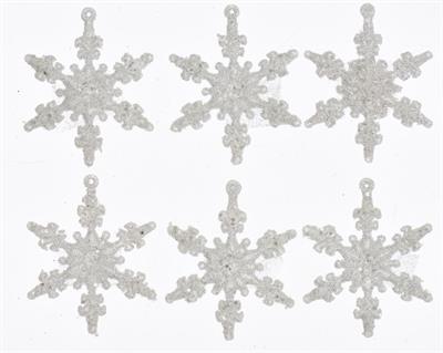 PENDENTE NATALIZIO FIOCCO DI NEVE 4.5 CM