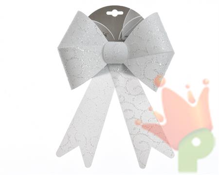 FIOCCO BIANCO GLITTER  4x21x29cm
