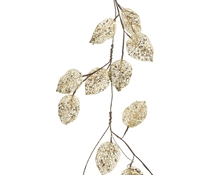 GHIRLANDA FOGLIE ORO 100cm