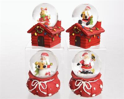 PALLA DECORATIVA CON ACQUA 4 ASS dia5x6cm