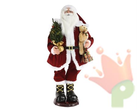 BABBO NATALE 1,50 IN MOVIMENTO MUSICALE 40x60x150cm