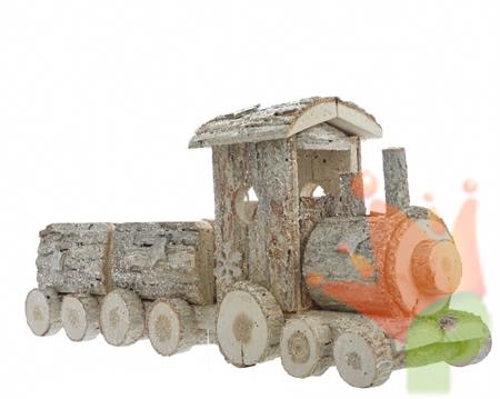 TRENINO NATURALE LEGNO CO GLITTER 12x46x19.5cm
