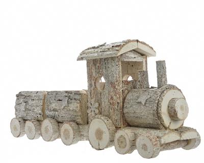 TRENINO NATURALE LEGNO CO GLITTER 12x46x19.5cm