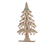 CALENDARIO AVVENTO ALBERO 8.5x30x54.5cm