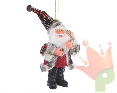 PENDENTE BABBO NATALE  5x8x13cm