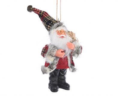 PENDENTE BABBO NATALE  5x8x13cm