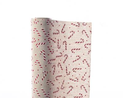 RUNNER DECORATO BASTONCINI NATALIZI 35x200cm
