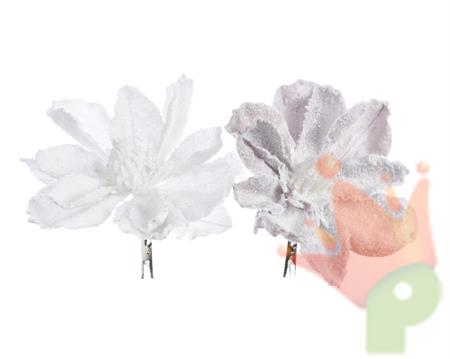 FIORE CON CLIP  dia15x11cm