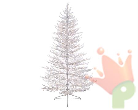 ALBERO 180CM SNOWY TWIG TREE BIANCO CON LUCI D. 120CM 320LED