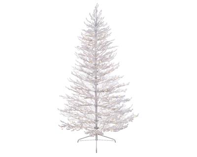 ALBERO 180CM SNOWY TWIG TREE BIANCO CON LUCI D. 120CM 320LED