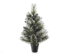 ALBERO 45 CM CON GLITTER IN VASO