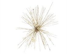 DECORAZIONE CON CLIP ORO dia16x14cm