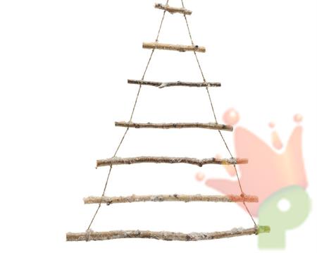 FIGURA ALBERO DA APPENDERE IN LEGNO 180cm