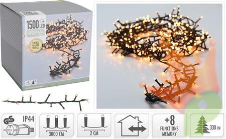 LUCI DI NATALE 1500 LED EXTRA CALDO