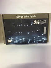 LUCI DI NATALE 300 LED BIANCO FREDDO CASCATA