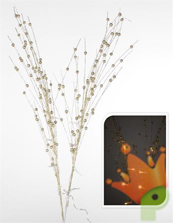 RAMI ORO LUMINOSO 76 CM 10 LED A BATTERIA