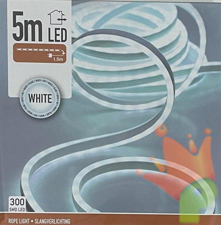 LUCI DI NATALE A TUBO 300 LED 5m BIANCO
