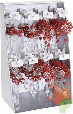 PENDENTE NATALIZIO ROSSO MODELLI ASSORTITI