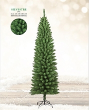 ALBERO DI NATALE SLIM 210 CM SILVESTRE