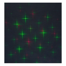 PROIETTORE GARDEN LASER VERDE-ROSSO PUNTI STELLE EFFETTO MOVIM.