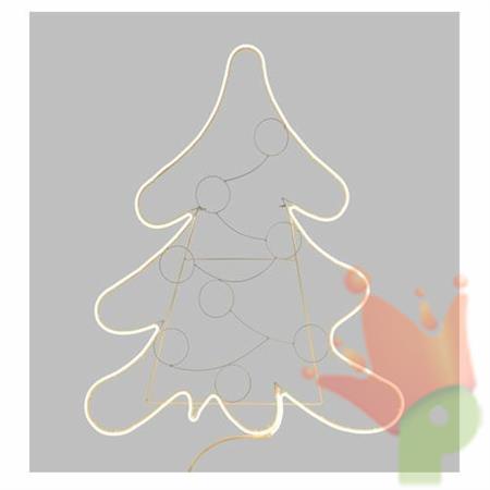 ALBERO NATALE SMD NEON BIFACCIALE 600 LED CLASSIC LUCE FISSA
