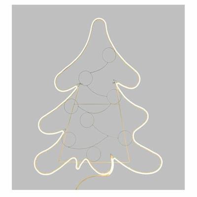 ALBERO NATALE SMD NEON BIFACCIALE 600 LED CLASSIC LUCE FISSA